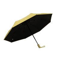 全自动伞礼盒礼品雨伞黑胶伞晴雨两用加固抗风大号折叠伞企业印字