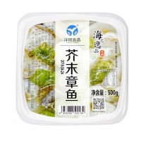寿司料理 调味海鲜冷冻即食 洋琪芥末章鱼 500G江浙沪皖10盒包邮