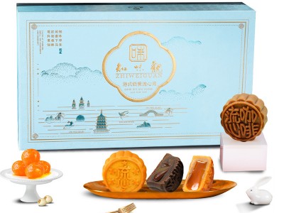 知味观月饼礼盒知味富贵月观礼钱塘