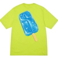 夏季新款冰棍雪糕印花潮牌宽松圆领男女无缝短袖POPSICLE TEE恤