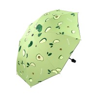 雨伞全自动折叠水果伞超大户外遮阳伞晴雨两用夏季黑胶太阳伞批发