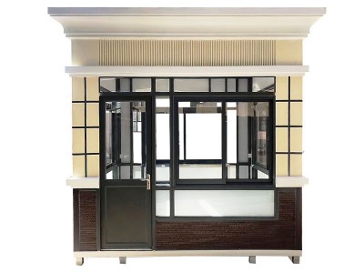 金属雕花板艺术岗亭保安亭门卫收费