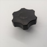 圆形六角手柄M6黑色通用小型把手机械配套把手圆形把手头