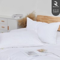 酒店羽绒枕芯一对白鹅绒片鹅毛枕头单人家用全棉内胆护颈椎