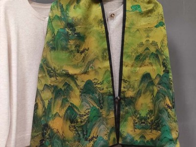 重磅！真丝香云纱盘扣围巾教师节礼