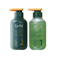 spes洗发水丰盈蓬松海盐玻尿酸洗发水红胖子去屑洗发水护发素