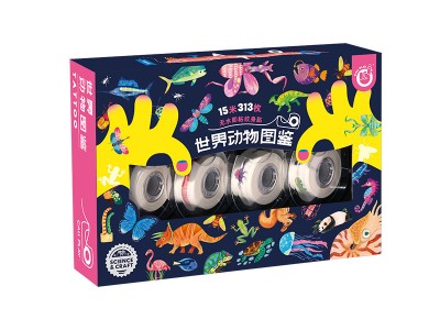 Callplay科答鸭纹身贴-世界动物图鉴