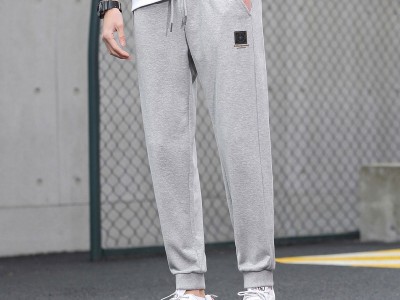 拓路者男式休闲裤秋新款时尚针织束