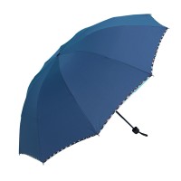 厂家广告伞三折晴雨伞自动大号手动加大十骨黑胶防晒遮阳批发logo