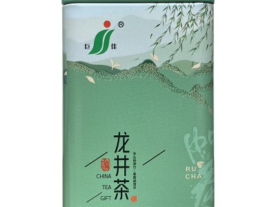 绿茶批发明前龙井茶125g绿罐春茶巨