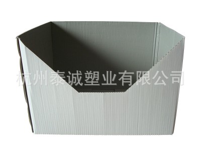 杭州钙塑周转箱 PE钙塑运输箱 降解