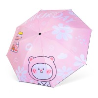 卡通晴雨伞儿童伞自动折叠太阳伞防晒防紫外线防晒遮阳伞小巧便携