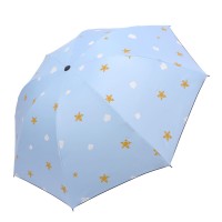 老客户下单雨伞晴雨两用黑胶遮阳太阳伞折叠伞防紫外线防晒伞