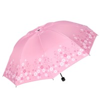 10骨黑胶印花雨伞加大双人纯色晴雨伞防晒防紫外线遮阳伞雨伞厂家