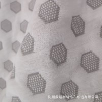 源头厂家竹纤维空气层针织布面料设计LOGO乳胶枕头席梦思靠垫面料