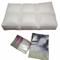 羽绒羽毛制品工厂抱枕芯批发纯棉强防钻绒珍珠棉白鹅毛混合沙发垫