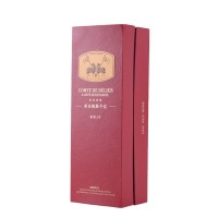 厂家定 制礼品纸盒保健品红酒礼盒翻盖葡萄酒包装盒可加印logo