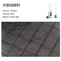 北欧天鹅绒抱枕靠垫客厅腰枕套沙发靠枕床头抱枕套不含芯靠背枕套