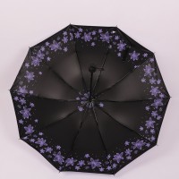天女伞 包邮 10骨双面花朵 黑胶防晒遮阳太阳伞 雨伞定 制礼品伞