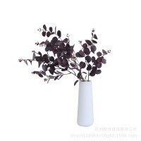 北欧轻奢彩色尤加利干花花束isn简约高级客厅餐桌仿真花厂家批发