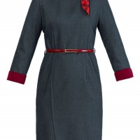 红土航空乘务员职业连衣裙铁路航空礼仪培训专业学校服装正装制服
