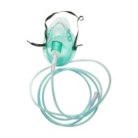 厂家供应吸氧面罩 成人儿童面罩 医用级PVC氧气吸入器 吸氧机配件