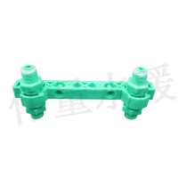4分PPR淋浴花洒龙头固定器双联混水阀开孔定位器带试压堵头配件