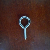 供应家居用品配件镀镍窗帘螺丝灯钩