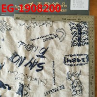 EG-1908200   棉布多色彩色绣花  刺绣 花边 雕孔绣花 打孔绣花
