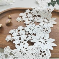 STH-17004  9.4cm宽 水溶花边 条花布 花边辅料 蕾丝花边 花边绣