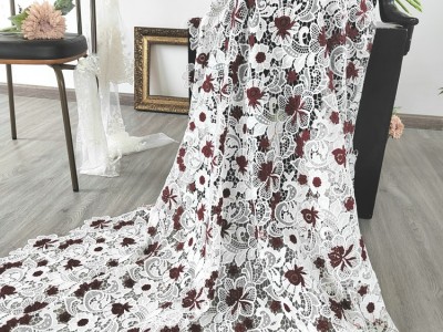 EG-1807117 多色水溶绣花布  花边 