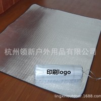 工厂生产双面铝膜防潮垫珍珠棉EPE铝箔PET野营垫帐篷地垫