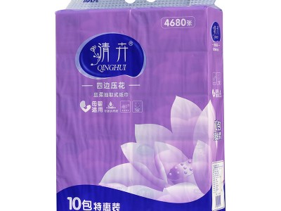 468张清卉大包抽纸整箱批实惠装家用