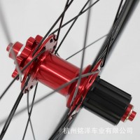 RW3 27.5寸山地公路碟刹自行车轮组培林花鼓120响6抓桶轴快拆转换