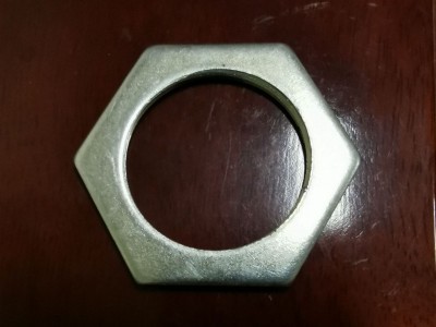 钢管锁母/镀锌管锁片/钢管薄螺母/管