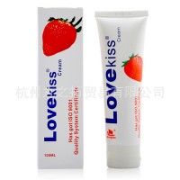 HOTKISS水果味人体润滑剂100毫升夫妻情趣按摩润滑油可口交可代发