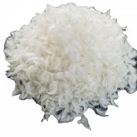 厂家直销优质天然白鸭毛片2-4CM，4-6CM水洗羽毛纺织原料批发