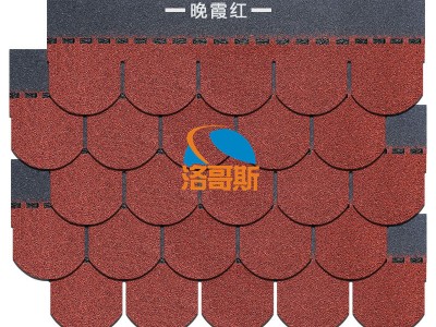 厂家现货洛哥斯鱼鳞沥青瓦轻钢木屋