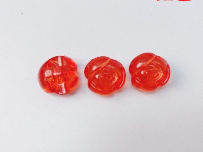 19mmas材料玫瑰花透明花心diy材料批