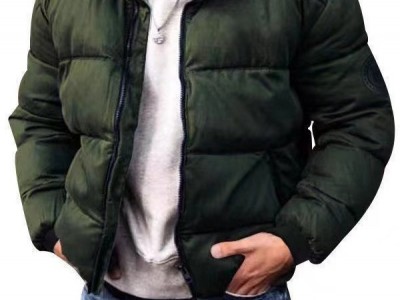跨境新款男士冬季棉衣棉外套简约立