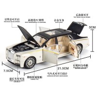 劳斯幻影1:32合金汽车模型莱斯仿真金属轿车儿童男孩摆件玩具车模
