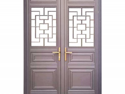 农村自建房门窗定制断桥铝合金仿古
