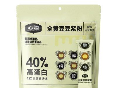 心溢纯豆浆粉黄豆浆家用小袋原味无
