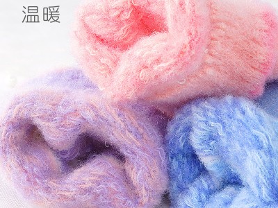 迪士尼儿童手套女童冬季保暖针织小