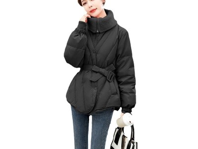 羽绒服女冬季2023年新款小香风收腰