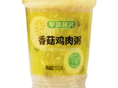 【包邮】香菇鸡肉粥早餐起义杯装粥