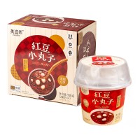 【包邮】美滋然红豆小丸子红豆年糕甜品糖水糯米丸子红豆羹