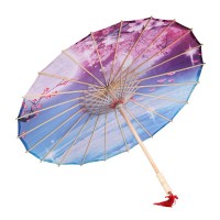 厂价直销油纸伞中国风汉服拍照绸布伞景点销售工艺品舞台表演装饰