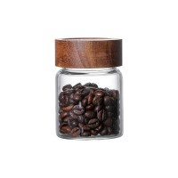 直径65mm小号螺纹盖玻璃储物罐茶叶咖啡豆密封罐厨房香料杂粮罐子