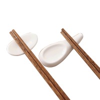 创意陶瓷筷子架白色简约筷架勺子托酒店用品筷子置物架陶瓷工艺品